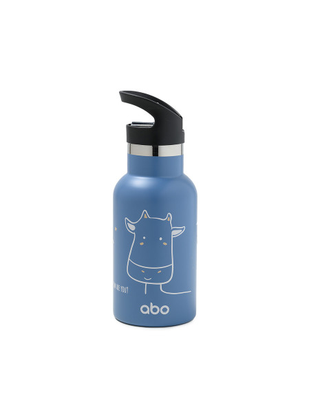 Παγούρι θερμός 350 ml με έξτρα πώμα abottle HELLO! COW ARE YOU?