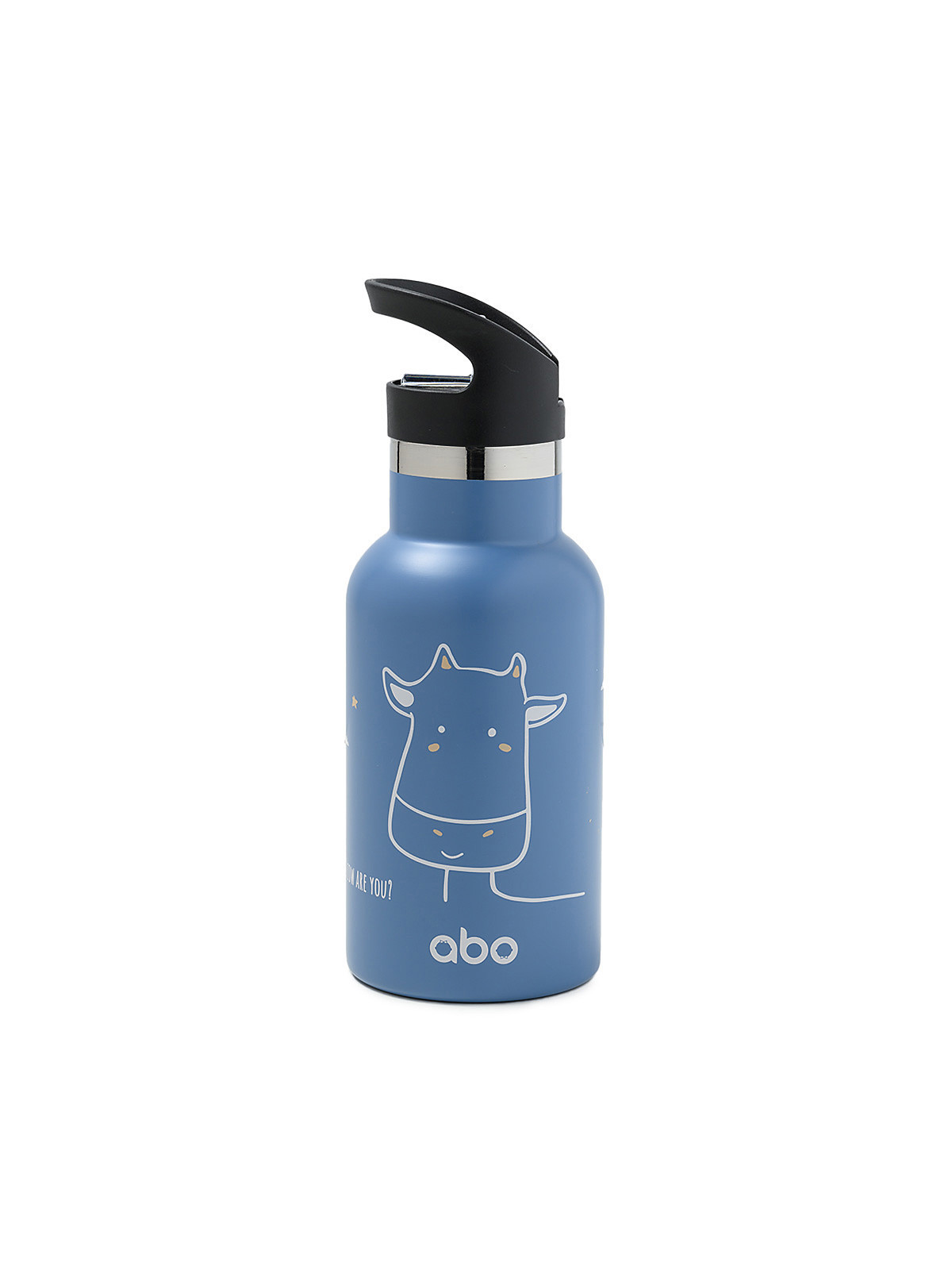 Παγούρι θερμός 350 ml με έξτρα πώμα abottle HELLO! COW ARE YOU?