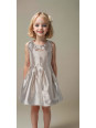 Φόρεμα bebe Little Mermaid silver shiny