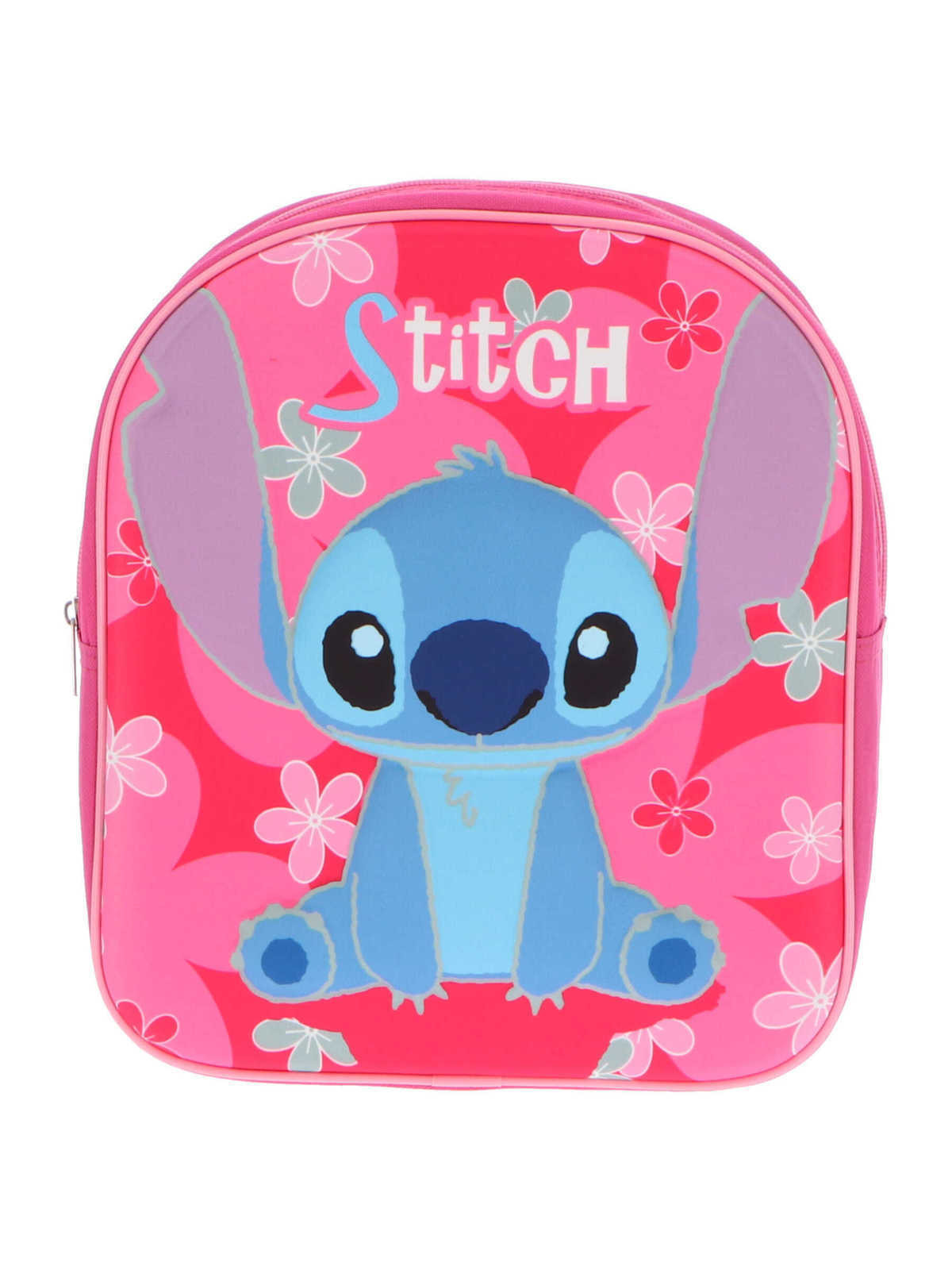 Difuzed 3D Stitch Σχολική Τσάντα Πλάτης Νηπιαγωγείου σε Ροζ χρώμα