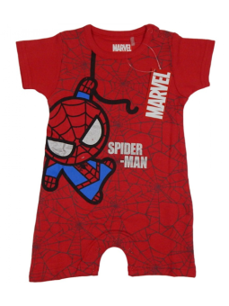 SPIDERMAN Φορμάκι βρεφικό κοντομάνικο