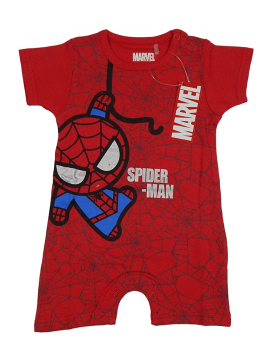 SPIDERMAN Φορμάκι βρεφικό κοντομάνικο