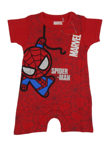 SPIDERMAN Φορμάκι βρεφικό κοντομάνικο
