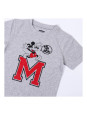 Μπλούζα με Κοντό Μανίκι Mickey Mouse Γκρι