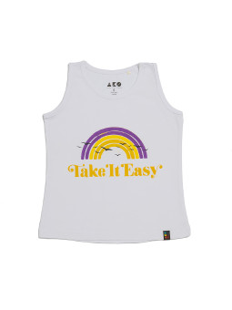 Μπλούζα αμάνικη Take it easy