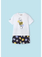 Σετ 2 τεμαχίων σταμπωτό Better Cotton αγόρι