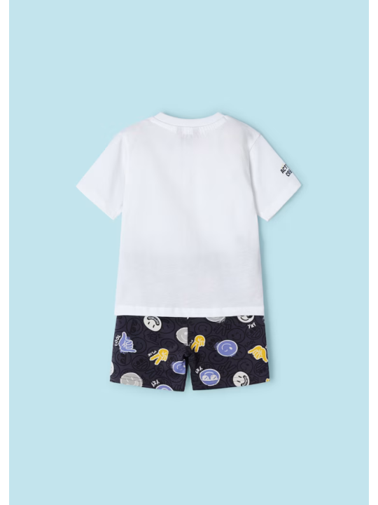 Σετ 2 τεμαχίων σταμπωτό Better Cotton αγόρι