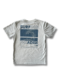 Παιδική μπλούζα (T-shirt) γκρι με τύπωμα Surfing