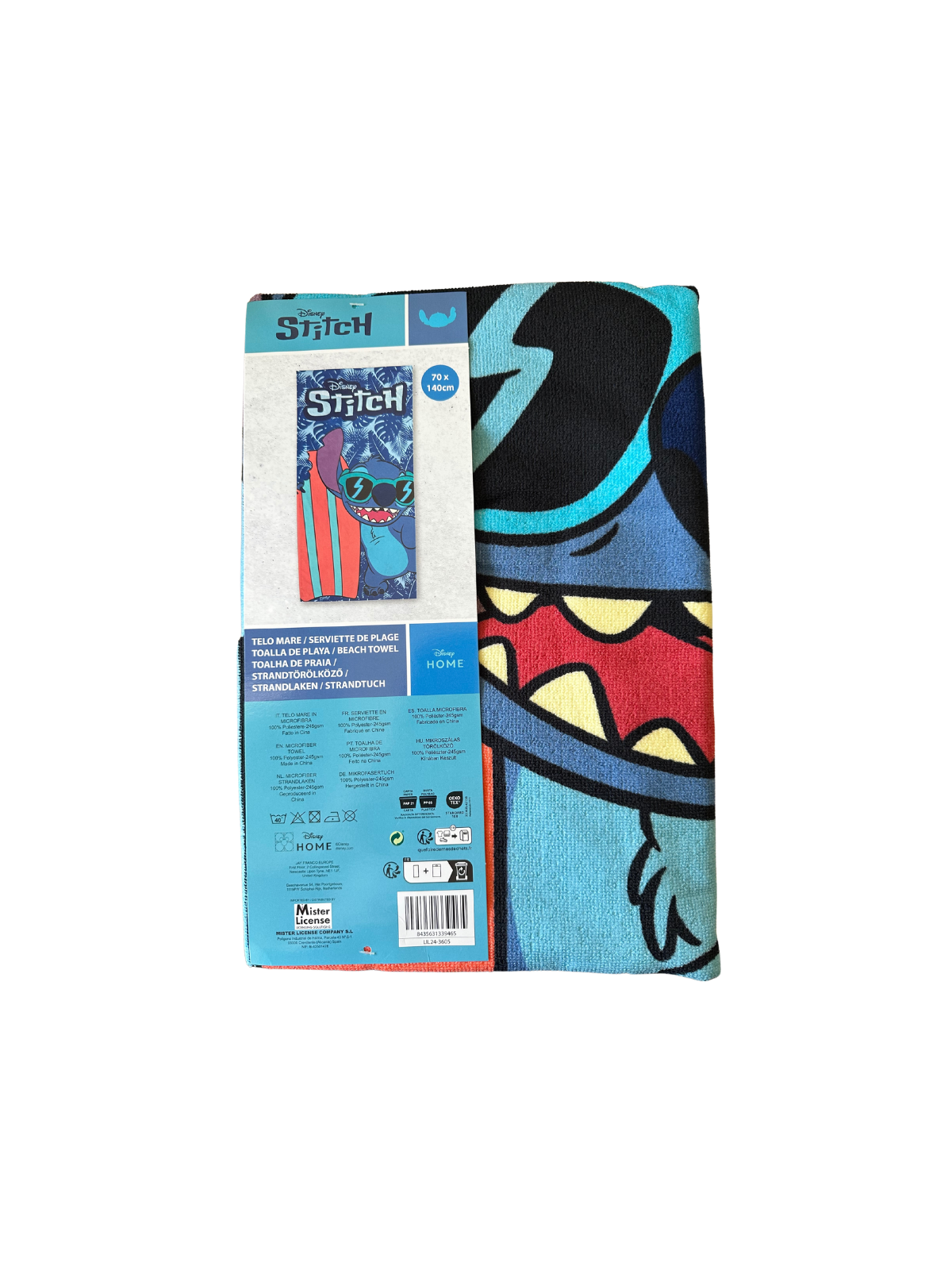 Disney Lilo & Stitch Πετσέτα Θαλάσσης Microfiber 70x140εκ.
