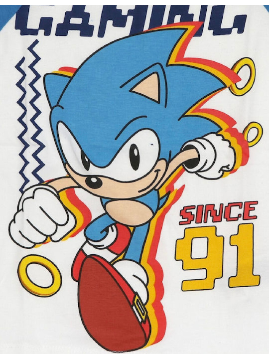 Sonic Παιδικό Καλοκαιρινό Σετ Για Αγόρια