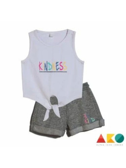 Σετ αμάνικο μπλουζάκι με σορτσάκι Kindness