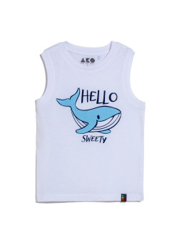 Μπλούζα αμάνικη Hello Sweety