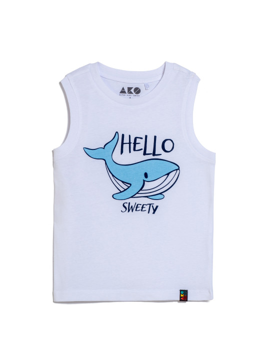 Μπλούζα αμάνικη Hello Sweety