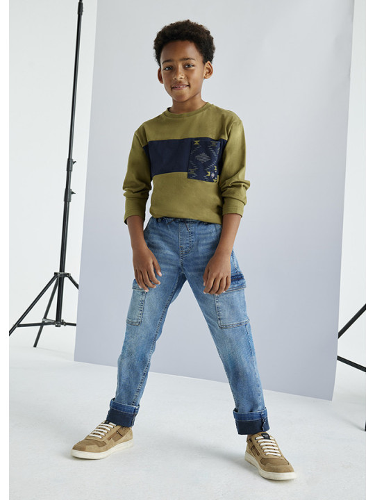 Παντελονι denim jogger cargo Mayoral