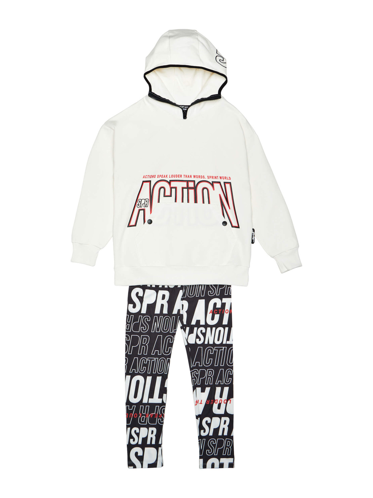 SPRINT SET JUNIOR GIRL OFF WHITE