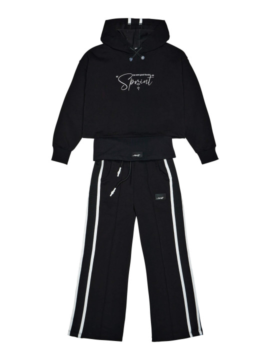 SPRINT SET JUNIOR GIRL BLACK