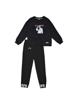 SPRINT SET JUNIOR GIRL BLACK