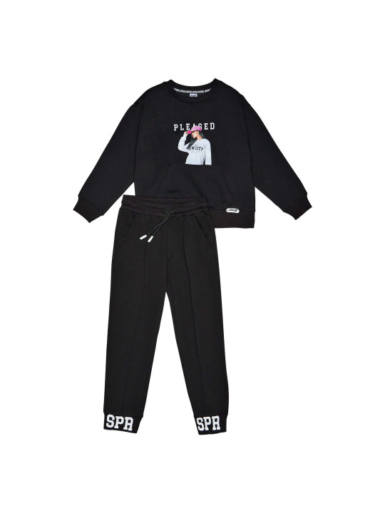 SPRINT SET JUNIOR GIRL BLACK